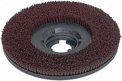 Made in USA - 20" Diam Scrubbing Brush - 18" Machine, 1-1/2" Trim Length, Polypropylene - All Tool & Supply