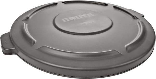 Rubbermaid - Round Lid for Use with 10 Gal Round Trash Cans - Gray, Polyethylene, For 2632 Brute Trash Cans - All Tool & Supply