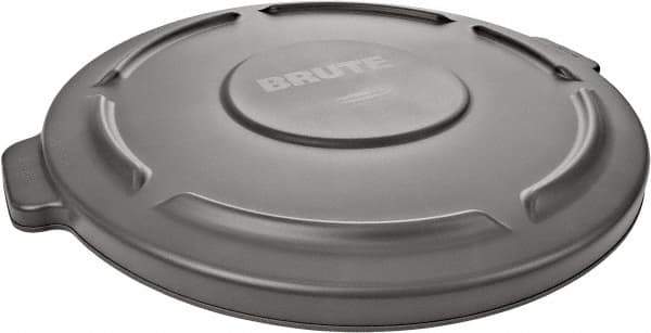 Rubbermaid - Round Lid for Use with 55 Gal Round Trash Cans - Gray, Polyethylene, For 2655 Brute Trash Cans - All Tool & Supply