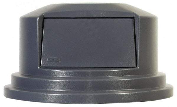 Rubbermaid - Round Lid for Use with 55 Gal Round Trash Cans - Gray, Polyethylene, For 2655 Brute Trash Cans - All Tool & Supply