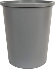 Rubbermaid - 44 Qt Gray Round Trash Can - Polyethylene, 18-3/4" High - All Tool & Supply