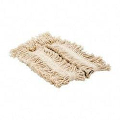 Rubbermaid - 24" Long x 5" Wide Yarn Blend Dust Mop Head - Envelope Connection, White - All Tool & Supply