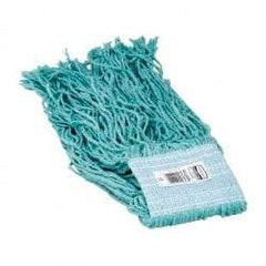 Rubbermaid - 5" Green Head Band, Small Blended Fiber Cut End Mop Head - 4 Ply, Use for General Purpose - All Tool & Supply