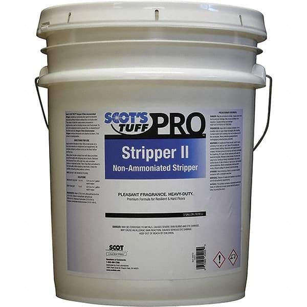 Scot's Tuff - 5 Gal Pail Stripper - Use on Metal Interlock Finishes, Polymer Finishes, Wax Finishes - All Tool & Supply