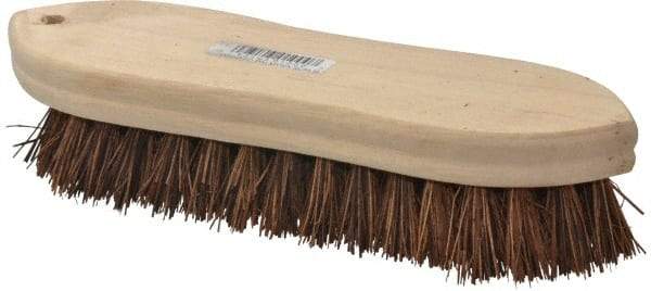 PRO-SOURCE - 1" Bristle Length, Palmyra Scrub Brush - 9" OAL, Hardwood Block - All Tool & Supply