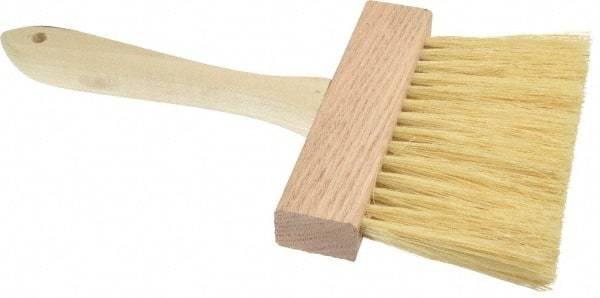 PRO-SOURCE - Tampico Surface Preparation Kalsomine Brush - 3" Bristle Length, 6" Wide, Wood Handle - All Tool & Supply