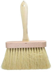 PRO-SOURCE - Tampico Surface Preparation Kalsomine Brush - 4" Bristle Length, 6-1/2" Wide, Wood Handle - All Tool & Supply