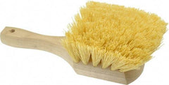 PRO-SOURCE - 2" Bristle Length, Polypropylene Utility Scrub Brush - 8" OAL, Hardwood Block - All Tool & Supply