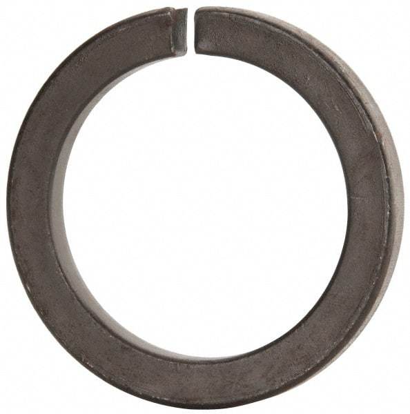 Value Collection - 3", 2.008" ID, 0.458" Thick Split Lock Washer - Grade 8 Spring Steel, Uncoated, 2.008" Min ID, 2.039" Max ID, 4.074" Max OD - All Tool & Supply