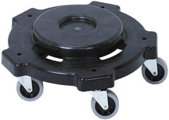 Continental - Round Polyethylene Twist-On Trash Can Dolly - Compatible with 20, 32, 44 & 55 Gal Containers, Compatible with Huskee 2000, 3200, 4444, 5500 - All Tool & Supply