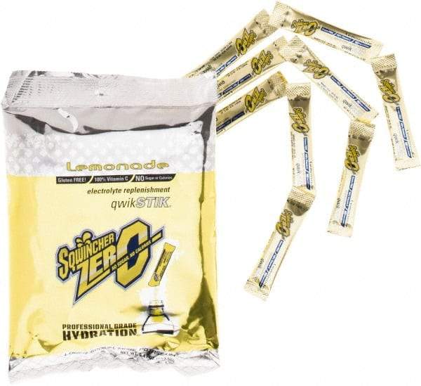 Sqwincher - 0.11 oz Packet Sugar Free Lemonade Activity Drink - Powdered, Yields 20 oz - All Tool & Supply