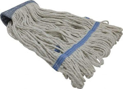 PRO-SOURCE - 5" Blue Head Band, Medium Cotton Loop End Mop Head - 4 Ply, Use for General Purpose - All Tool & Supply