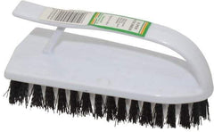 PRO-SOURCE - Polypropylene Scrub Brush - 6-1/2" OAL, Easy Grip Handle, Plastic Block - All Tool & Supply