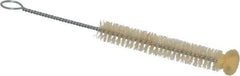 PRO-SOURCE - 1/2" Diam Sponge End, Tampico Tube Brush - 6-1/4" OAL, 3-1/4" Head Length, Wire Handle - All Tool & Supply