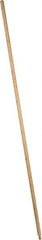 PRO-SOURCE - 48 x 7/8" Wood Handle for Push Brooms - Threaded Connection, Tan - All Tool & Supply