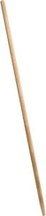 PRO-SOURCE - 54 x 1-1/8" Wood Handle for Push Brooms - Tapered Connection, Tan - All Tool & Supply