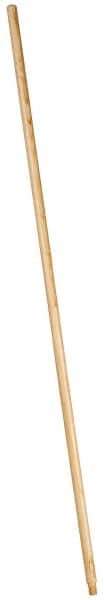 PRO-SOURCE - 54 x 15/16" Wood Handle for Push Brooms - Threaded Connection, Tan - All Tool & Supply