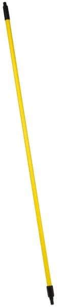 PRO-SOURCE - 60 x 1" Fiberglass Handle for Push Brooms - Threaded Connection, Yellow - All Tool & Supply