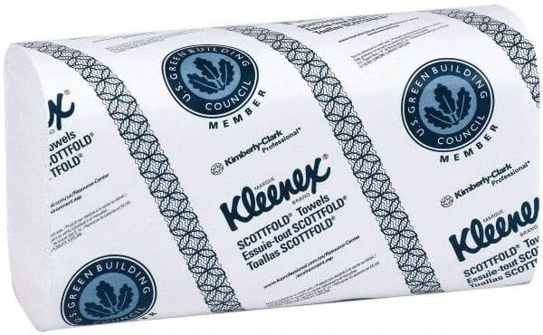 Kleenex - 1 Ply White Multi-Fold Paper Towels - 9-3/8" Wide - All Tool & Supply