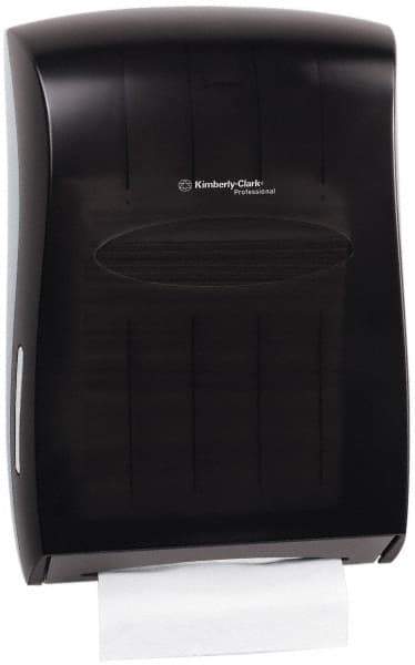 Kimberly-Clark Professional - Hands Free, Plastic Paper Towel Dispenser - 18.88" High x 13-1/4" Wide x 5.88" Deep, 2-1/2 Sleeves, Smoke (Color) - All Tool & Supply