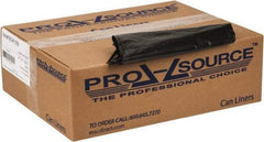 PRO-SOURCE - 0.8 mil Thick, Household/Office Trash Bags - 33" Wide x 39" High, Black - All Tool & Supply