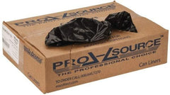 PRO-SOURCE - 1 mil Thick, Heavy-Duty Trash Bags - 40" Wide x 46" High, Black - All Tool & Supply