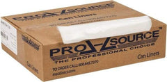 PRO-SOURCE - 0.8 mil Thick, Household/Office Trash Bags - 40" Wide x 46" High, Clear - All Tool & Supply