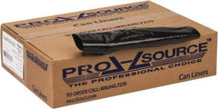 PRO-SOURCE - 1 mil Thick, Heavy-Duty Trash Bags - 38" Wide x 58" High, Black - All Tool & Supply