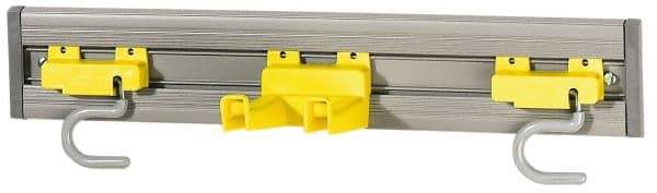 Rubbermaid - 4-1/4" Projection, Plastic Wall Strip Organizer - 18" OAL - All Tool & Supply