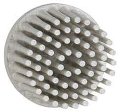 3M - 1" 120 Grit Ceramic Straight Disc Brush - Fine Grade, Type R Quick Change Connector, 5/8" Trim Length - All Tool & Supply