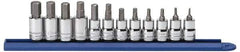 GearWrench - 12 Piece 3/8" Drive Metric Hex Bit Socket Set - 2 to 12mm Hex - All Tool & Supply