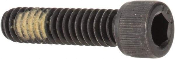 Value Collection - 3/8-16 UNC Hex Socket Drive, Socket Cap Screw - Alloy Steel, Black Oxide Finish, Fully Threaded, 1-1/4" Length Under Head - All Tool & Supply