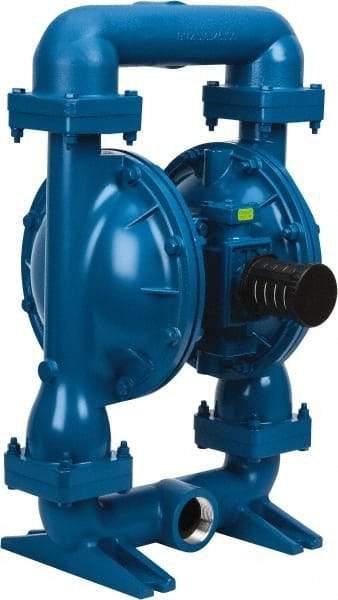 SandPIPER - 2" NPT, Metallic, Air Operated Diaphragm Pump - Santoprene Diaphragm, Aluminum Housing - All Tool & Supply