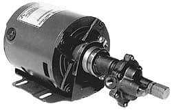 Pentair - 3/8 Port, -40 to 210°F Fluid Temp, Carbonator Gear Pump - Bronze, 3/8 Inlet Size, 4.25 GPM, NPT - All Tool & Supply