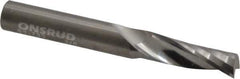 Onsrud - 3/8" Cutting Diam x 1-1/8" Length of Cut, 1 Flute, Upcut Spiral Router Bit - Uncoated, Right Hand Cut, Solid Carbide, 3" OAL x 3/8" Shank Diam, Single Edge, 21° Helix Angle - All Tool & Supply