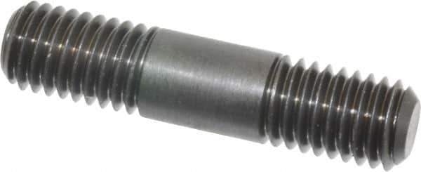 Gibraltar - 1/2-13 2-1/4" OAL Equal Double Threaded Stud - Carbon Steel, Black Oxide Finish, 3/4" Equal Thread Length - All Tool & Supply