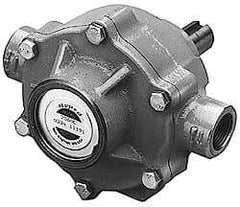 Pentair - ODP Motor, 208-230/460 Volt, 3 Phase, 1 HP, Cast Iron Straight Pump - 1-1/4 Inch Inlet, 1 Inch Outlet, 58 Max Head psi, Bronze Impeller, Cast Iron Shaft, Buna-N Seal, 58 Ft. Shut Off - All Tool & Supply