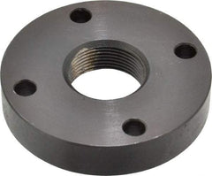 Keystone Threaded Products - 1-18 Int Thread, 3/4" Bar Diam, 2.63" Flange OD x 0.53" Thickness Precision Acme Mounting Flange - 4 Mounting Holes, Black Oxide Finish, Carbon Steel - All Tool & Supply