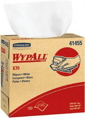 WypAll - X70 Dry Shop Towel/Industrial Wipes - Pop-Up, 16-3/4" x 9" Sheet Size, White - All Tool & Supply