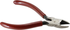 Proto - 4-7/16" OAL, Cutting Pliers - 19/32" Jaw Length x 9/16" Jaw Width, Round Head, Plastisol Handle - All Tool & Supply