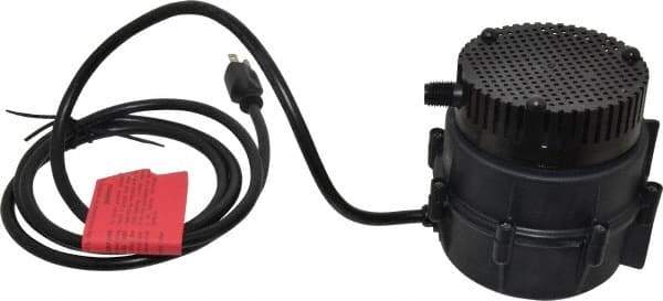 Little Giant Pumps - 1/50 HP, 4.4 psi, Nylon Miniature Submersible Pump - 1/4 Inch Outlet, 6 Ft. Long Power Cord, 1.1 Amp - All Tool & Supply