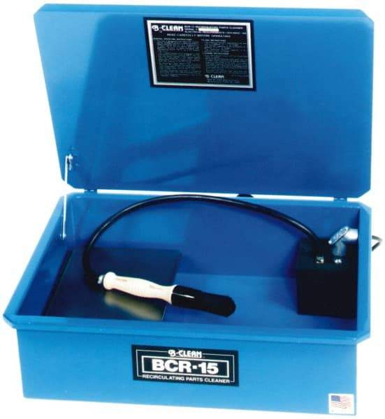 Build-All - Bench Top Solvent-Based Parts Washer - 5 Gal Max Operating Capacity, Steel Tank, 120 Input Volts - All Tool & Supply