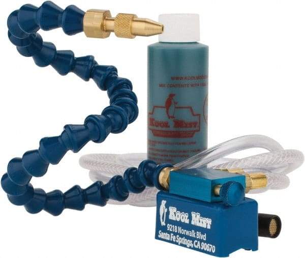 Kool Mist - 1 Outlet, Tankless Mist Coolant Unit - 4' Coolant Line Length, 12" Hose Length - All Tool & Supply