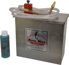 Kool Mist - 1 Outlet, 1 Gal Tank Capacity, Stainless Steel Tank Mist Coolant System - 4' Coolant Line Length, 6" Hose Length, 5/16" Nozzle Diam - All Tool & Supply