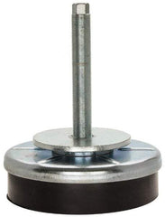 Royal Products - M20 x 1.50 Bolt Thread, Stud Mount Leveling Pad & Mount - 5,500 Max Lb Capacity, 6-1/4" Base Diam - All Tool & Supply