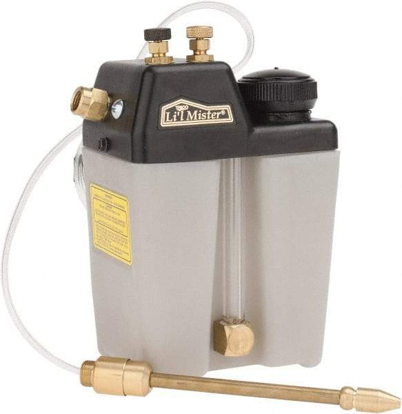 Trico - 1 Outlet, 0.25 Gal Tank Capacity, High Density Polyethylene Tank Mist Coolant System - 5' Coolant Line Length, 6" Hose Length - All Tool & Supply