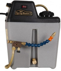 Trico - 1 Outlet, 1 Gallon Tank Capacity, High Density Polyethylene Tank Mist Coolant System - 10" Tank/Unit Length x 5-1/4" Tank/Unit Width x 12-1/4" Tank/Unit Height, 50 to 100 psi, 5' Coolant Line Length, 7" Hose Length - All Tool & Supply