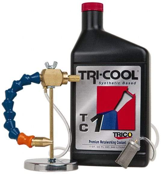 Trico - 1 Qt Tank Capacity, Tankless Mist Coolant Unit - 7' Coolant Line Length, 7" Hose Length - All Tool & Supply