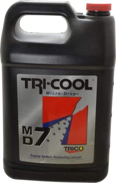 Trico - Micro-Drop MD-7, 1 Gal Bottle Cutting Fluid - Synthetic, For Machining - All Tool & Supply