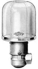 Trico - 1 Outlet, Plastic Bowl, 8 Ounce Constant-Level Oil Reservoir - 1/4 NPT Outlet, 2-5/8" Diam x 6-3/16" High - All Tool & Supply